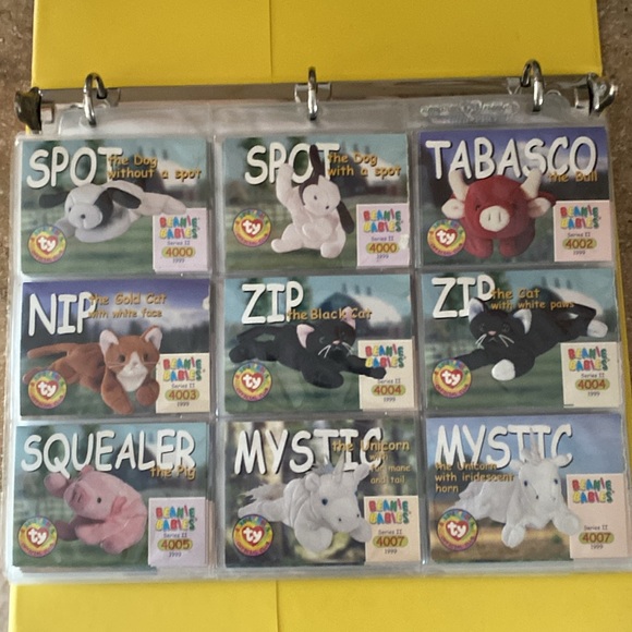 Beanie Baby 1998 official collector’s binder with cards. - Picture 5 of 13
